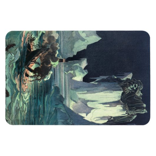 Sargasso Sea Grim Reaper & Sinking of Titanic マグネット (横)