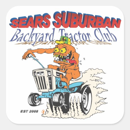 Sargeステッカー スクエアシール (正面)