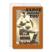 SARGE MANBOOBS グリーティングカードコレクション