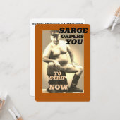 SARGE MANBOOBS Greeting Card Collection カード (正面/裏面インサイチュ)