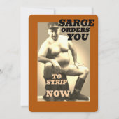 SARGE MANBOOBS Greeting Card Collection カード (正面)