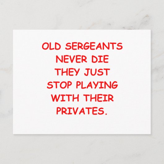 SARGE.png ポストカード (正面)