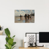 Sargent – カキ用魚釣りAt Cancale ポスター (ホームオフィス)