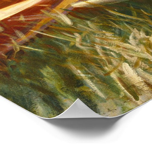 Sargent – 屋外勉強 ポスター (角)