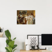 Sargent – 彼のスタジオでアーティスト ポスター (ホームオフィス)