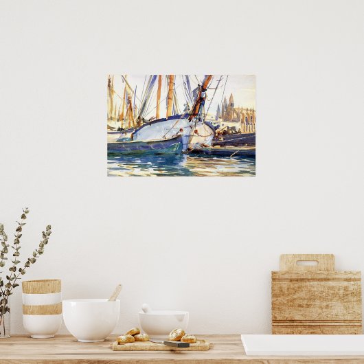 Sargent – 送料Majorca 1908 ポスター (キッチン)