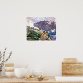 Sargent - Artist In The Simplon 1909 ポスター (キッチン)