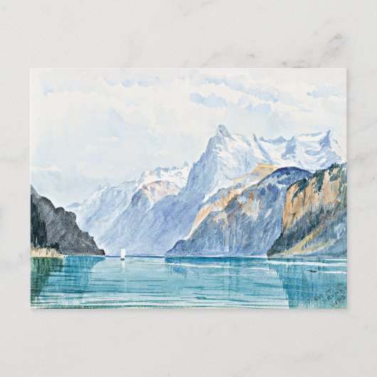 Sargent - Bay of Uri，アー素晴らしト ポストカード (正面)