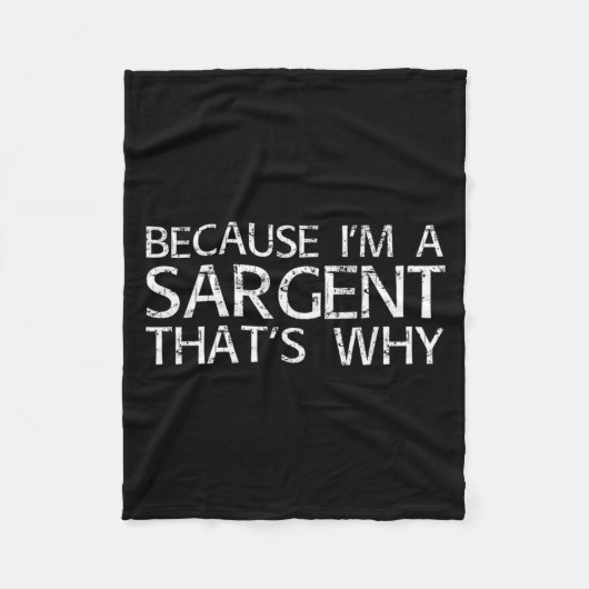 Sargent Gift Funny Surname Family Tree Birthday Re フリースブランケット (正面)