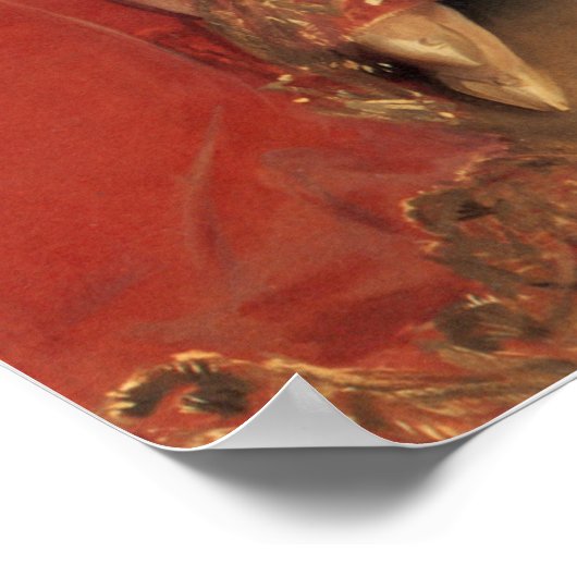 Sargent - Mrs. Hugh Hammersley 1893 ポスター (角)