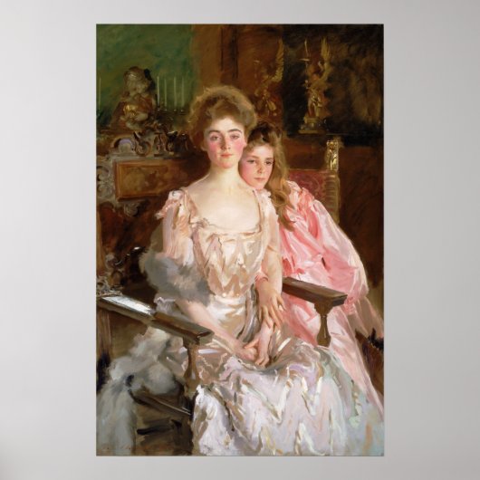 Sargent - Mrs. Warren (Gretchen Osgood)と娘 ポスター (正面)