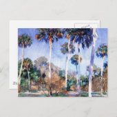 Sargent - Palms, John Singer Sargent 絵画's ポストカード (正面/裏面)