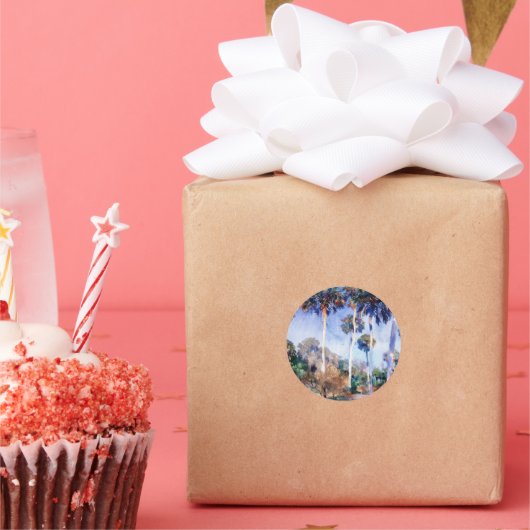 Sargent - Palms, John Singer Sargent 絵画's ラウンドシール (パーティー)