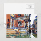 Sargent - Scuola di San Rocco - Happy Birthday ポストカード (正面/裏面)