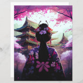 Sari Kirschblüten - Papierblatt (正面/裏面)