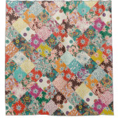 sarilmakのパッチワーク シャワーカーテン (正面)