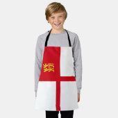Sark Flag エプロン (着用した状態)
