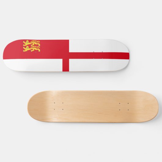 Sark Flag スケートボード (横)