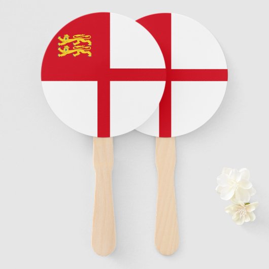 Sark Flag ハンドファン (正面&裏面)