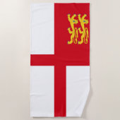 Sark Flag ビーチタオル (正面)