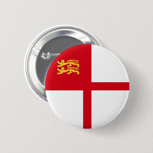 Sark Flag 缶バッジ (正面&裏面)