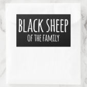 Sarkasmus Gothic Black Sheep of the Family 長方形シール (バッグ)