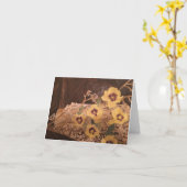 Sarr内のスチルライフ空白のノートカード カード (黄色い花)