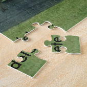 Sarrows Birds on a railあなたの言葉パズル ジグソーパズル (側面)