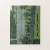 Sarrows Birds on a railあなたの言葉パズル ジグソーパズル (縦)