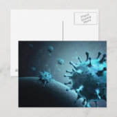 SARSコロナウイルス ポストカード (正面/裏面)