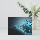 SARSコロナウイルス ポストカード (スタンド正面)