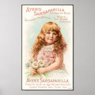 Sarsaparillaの薬ポスター ポスター