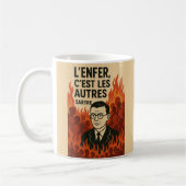 Sartre Hell is Others. Classic Mug, 11 oz コーヒーマグカップ (左)
