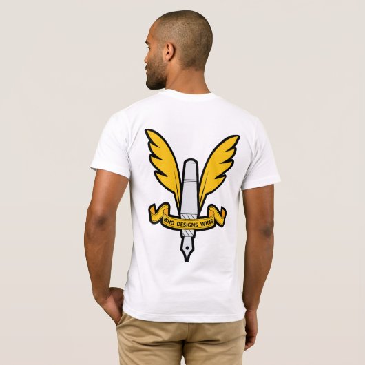 SASのTシャツ Tシャツ (裏面フル)