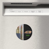 sas退役軍人軍王室の海軍イラク南磁石 マグネット (インサイチュ (食洗機))