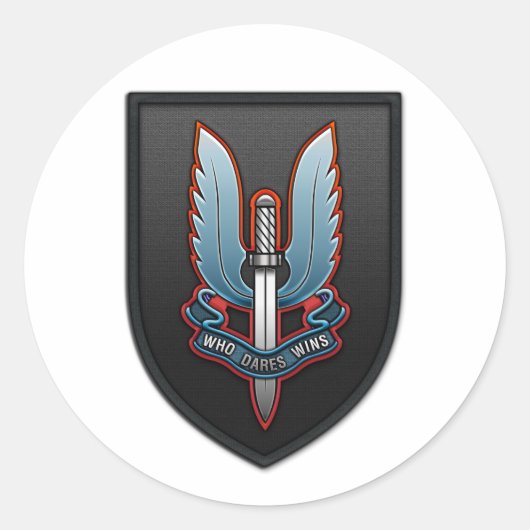 SAS（特別航空サービス） ラウンドシール (正面)