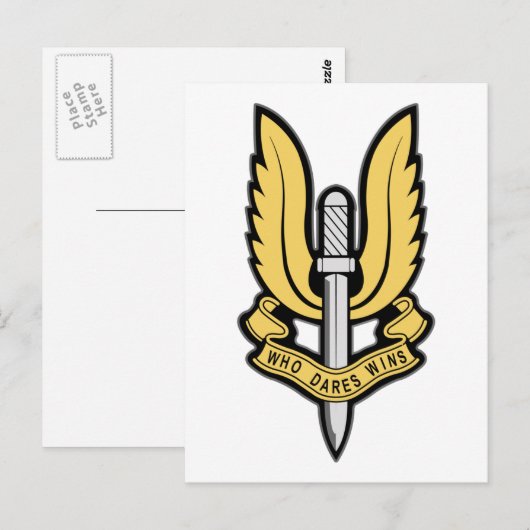 SAS Insignia ポストカード (正面/裏面)