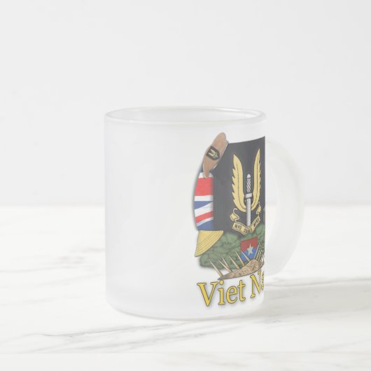 SAS SASベトナムのnamの霜の降りたなマグ フロストグラスマグカップ (正面右)