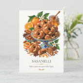 Sasanelli – Vintage Italian Dessert 招待状 (スタンド正面)