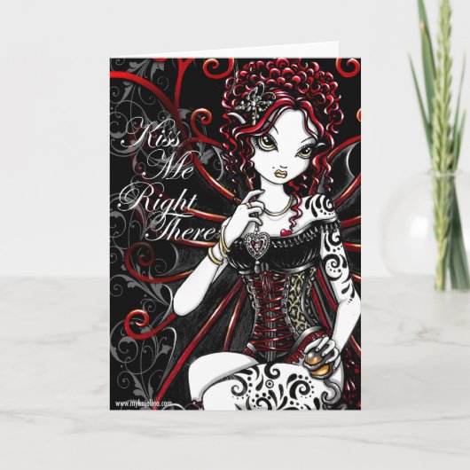 Sashaの妖精のバレンタインデーカード シーズンカード (正面)