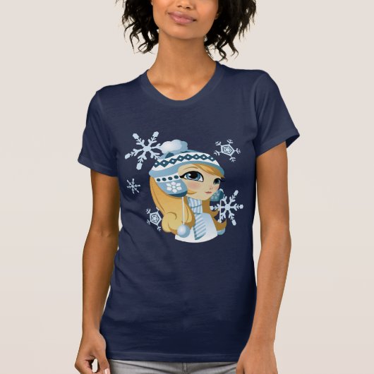 Sasha雪のバニー! Tシャツ (正面)