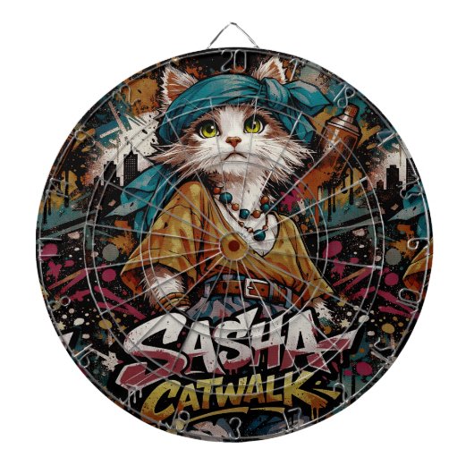 Sasha Catwalk ダーツボード (正面)