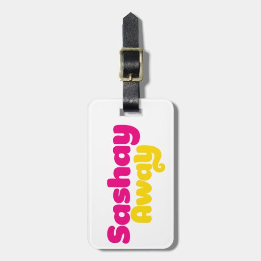 Sashay ラゲッジタグ (正面縦)