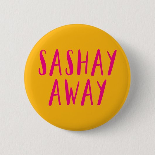 Sashay 缶バッジ (正面)