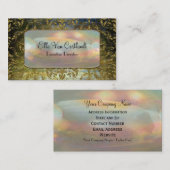 Sasheeのエレガントなバロック式のプロフェッショナル 名刺 (正面/裏面)