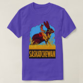 Saskatchewan Canada Vintage Travel Tシャツ (デザイン正面)