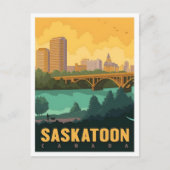 Saskatoon Canada Vintage Travel  ポストカード (正面)