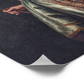 Saskia van Uylenburgh as Flora, Rembrandt, 1634 ポスター (角)