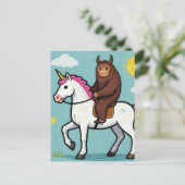 Sasquatch and a Unicorn ポストカード (スタンド正面)