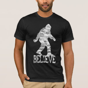 SASQUATCH/BIGFOOTは(動揺してな) Tシャツを"信じます" Tシャツ